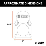 CURT Trailer Wiring Connector Adapter Housing (MPN: 55417)