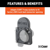CURT Trailer Wiring Connector Adapter Housing (MPN: 55417)