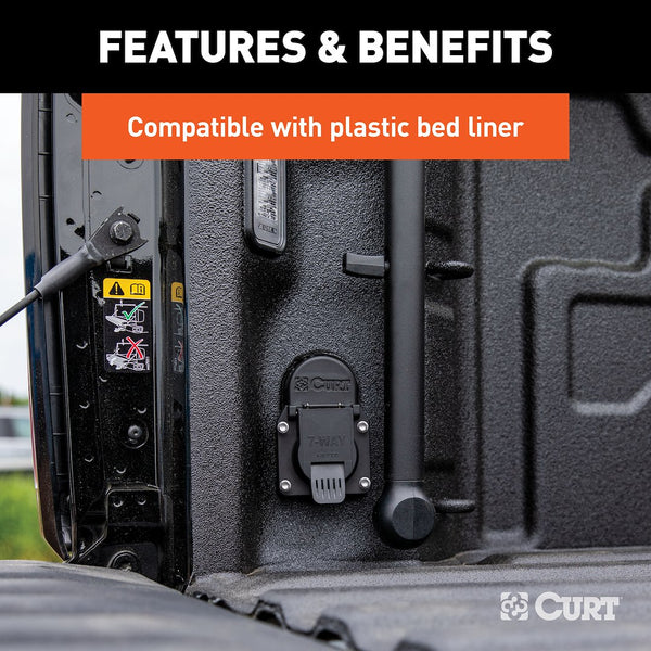 CURT Trailer Wiring Connector Adapter Housing (MPN: 55417)