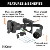 CURT Trailer Wiring Connector (MPN: 55774)