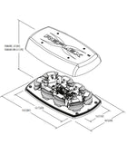 Ecco Electronic LED Mini Bar (MPN: 5580CA-MG)