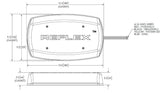 Ecco Electronic Mini Bar Warning Light (MPN: 5585CAB)