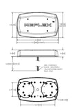 Ecco Electronic Warning Light (MPN: 5590CA-VM)