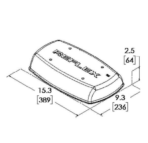 Ecco Electronic Mini Bar Warning Light (MPN: 5590CAB-VM)