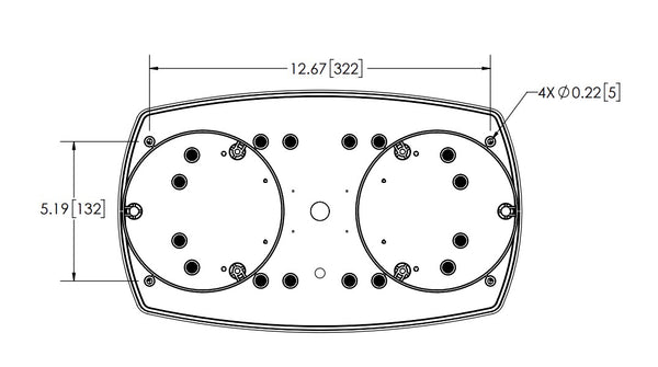 Ecco Electronic Mini Bar Warning Light (MPN: 5590CAC)