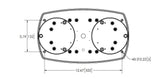 Ecco Electronic Warning Light (MPN: 5590CA)