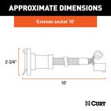 CURT Trailer Wiring Connector (MPN: 56000010)