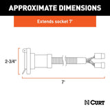 CURT Trailer Wiring Connector (MPN: 56071)