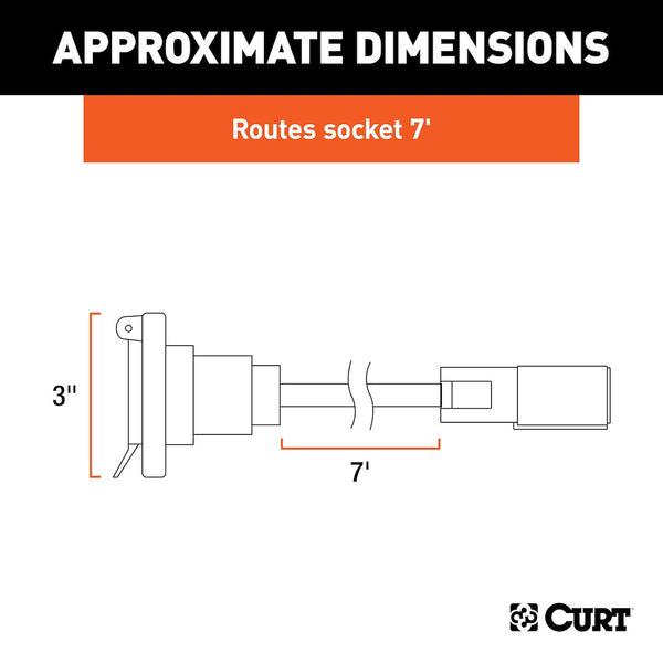 CURT Trailer Wiring Connector (MPN: 56080)