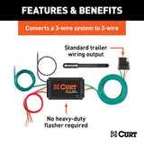 CURT Tail Light Converter (MPN: 56190)