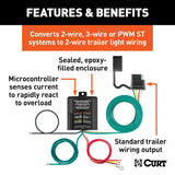 CURT Tail Light Converter (MPN: 56236)