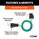 CURT Trailer Wiring Connector (MPN: 56245)