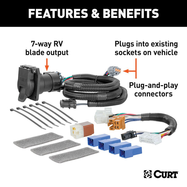 CURT Trailer Wiring Connector (MPN: 56357)