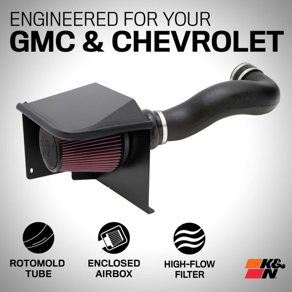 K & N Filters Cold Air Intake System (MPN: 57-3058)