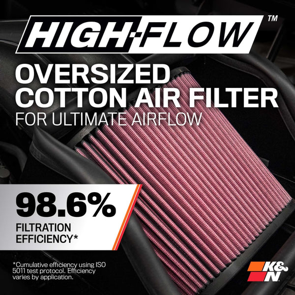 K & N Filters Cold Air Intake System (MPN: 57-3058)