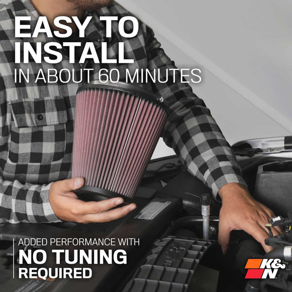 K & N Filters Cold Air Intake System (MPN: 57-3058)