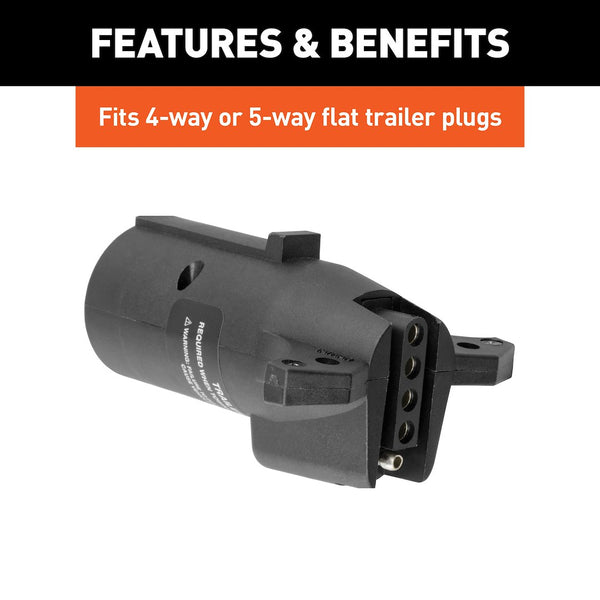 CURT Trailer Wiring Connector Adapter (MPN: 57004)