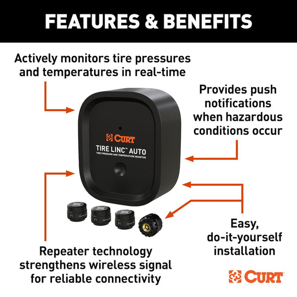 CURT Tire Linc TPMS System (MPN: 57009)