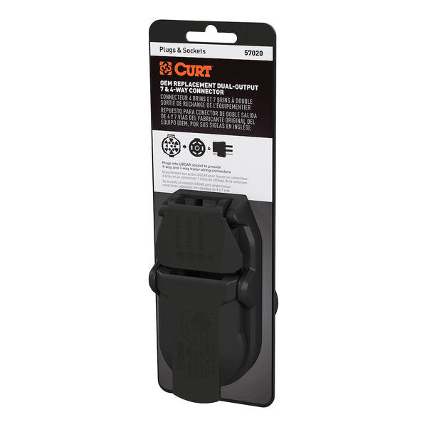 CURT Trailer Wiring Connector (MPN: 57020)