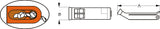 Sea-Dog Duo-Tone Whistle (MPN: 571260-1)