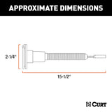 CURT Trailer Wiring Connector Adapter (MPN: 57183)