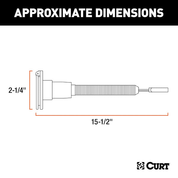 CURT Trailer Wiring Connector Adapter (MPN: 57183)