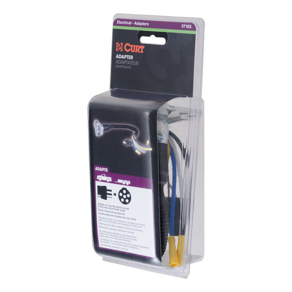 CURT Trailer Wiring Connector Adapter (MPN: 57183)