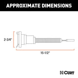 CURT Trailer Wiring Connector Adapter (MPN: 57184)