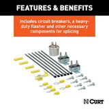 CURT Trailer Wiring Connector Adapter (MPN: 57186)