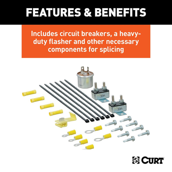 CURT Trailer Wiring Connector Adapter (MPN: 57186)