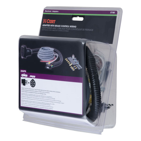 CURT Trailer Wiring Connector Adapter (MPN: 57186)