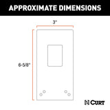 CURT Trailer Wiring Connector Mounting Bracket (MPN: 57202)
