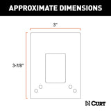 CURT Trailer Wiring Connector Mounting Bracket (MPN: 57204)