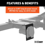 CURT Trailer Wiring Connector Mounting Bracket (MPN: 57205)