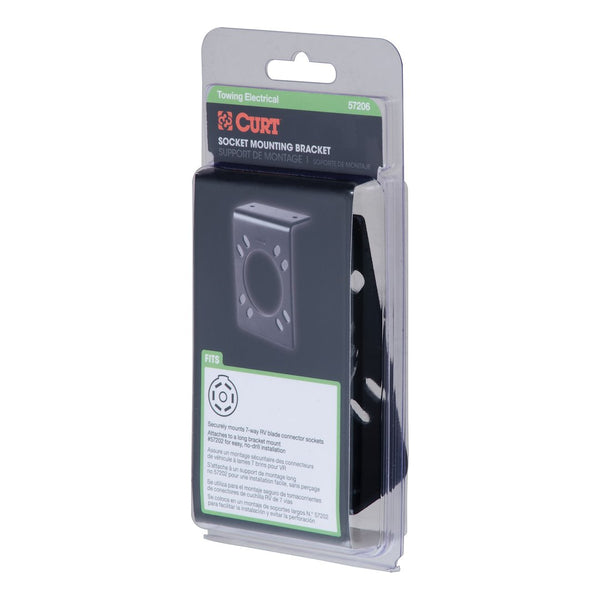 CURT Trailer Wiring Connector Mounting Bracket (MPN: 57206)