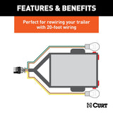 CURT Trailer Wiring Connector (MPN: 57220)