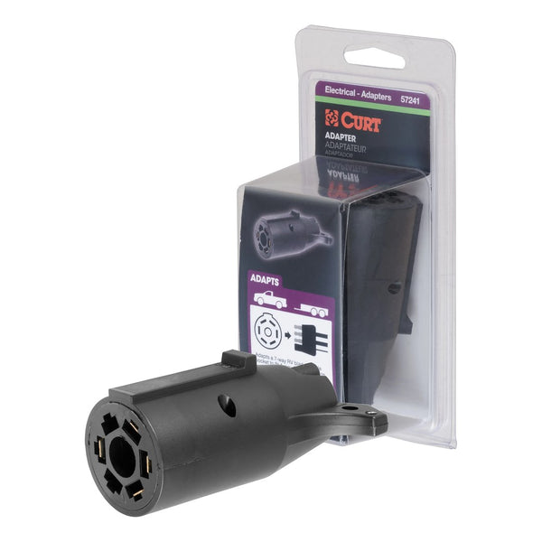CURT Trailer Wiring Connector Adapter (MPN: 57241)