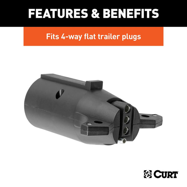 CURT Trailer Wiring Connector Adapter (MPN: 57241)