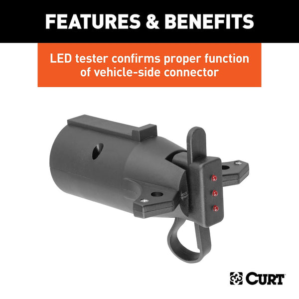 CURT Trailer Wiring Connector Adapter (MPN: 57245)