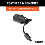 CURT Trailer Wiring Connector Adapter (MPN: 57245)