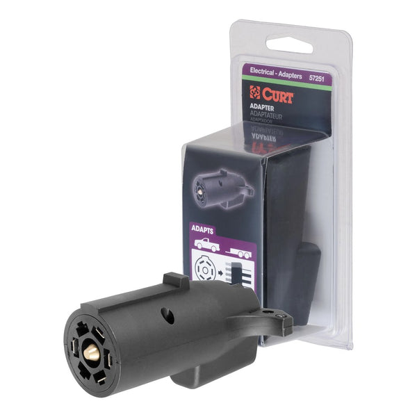 CURT Trailer Wiring Connector Adapter (MPN: 57251)