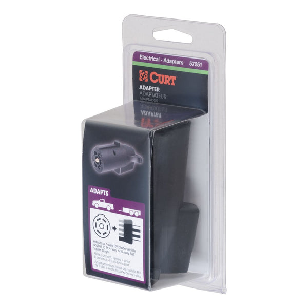 CURT Trailer Wiring Connector Adapter (MPN: 57251)