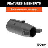 CURT Trailer Wiring Connector (MPN: 57260)