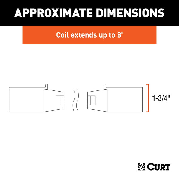 CURT Trailer Wiring Connector (MPN: 57284)