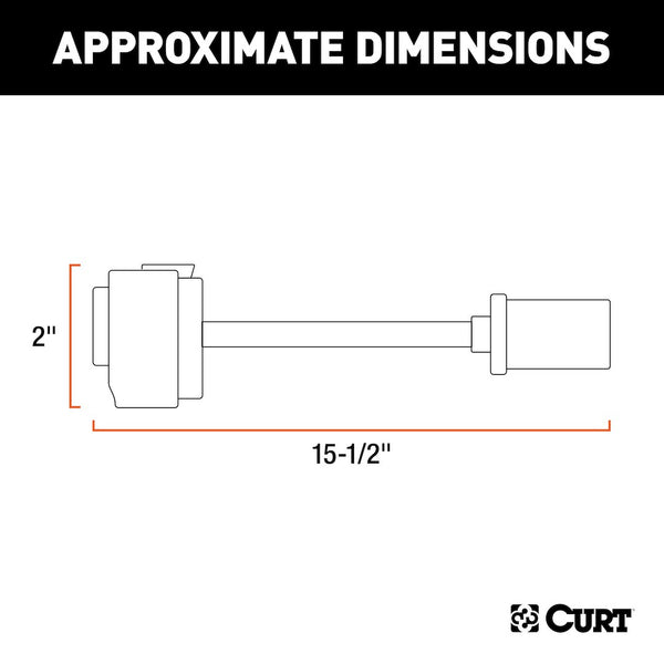 CURT Trailer Wiring Connector Adapter (MPN: 57300)