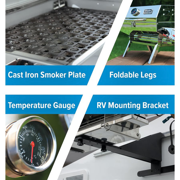 Camco Stainless Steel Barbeque Grill (MPN: 57305)