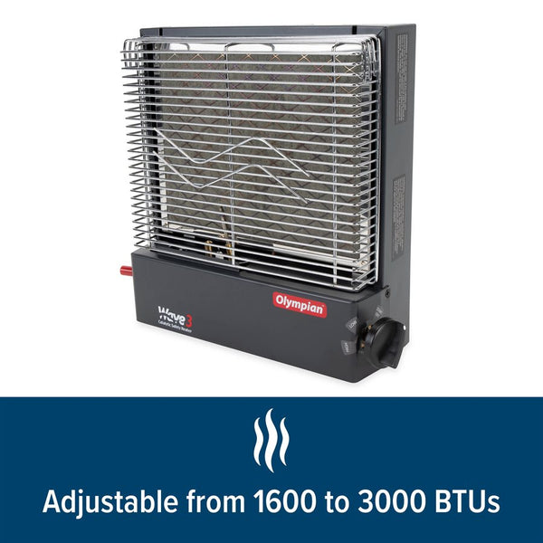 Olympian Heaters Wave 3 Catalytic LP Gas Heater (MPN: 57331)