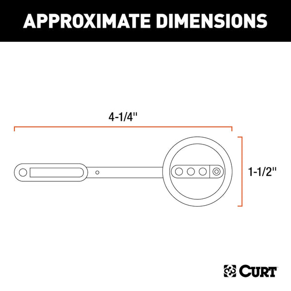 CURT Trailer Wiring Connector Adapter (MPN: 57404)