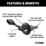 CURT Trailer Wiring Connector Adapter (MPN: 57404)