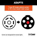 CURT Trailer Wiring Connector Adapter (MPN: 57660)